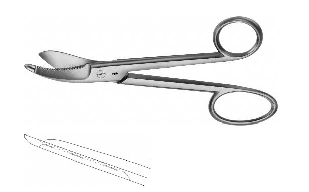 Ножиці для гіпсу і стрічок 235 мм